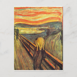 De Scream - Edvard Munch Briefkaart