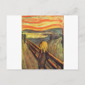 De Scream - Edvard Munch Briefkaart (Voorkant)