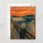 De Scream (Edvard Munch) Briefkaart (Voorkant / Achterkant)