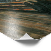 De Scream - Edvard Munch Foto Afdruk (Hoek)