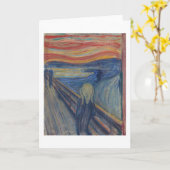 De Scream, Edvard Munch Kaart (Gele Bloem)