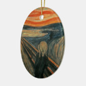 De Scream - Edvard Munch Keramisch Ornament (Links)