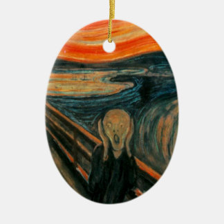 De Scream (Edvard Munch) Keramisch Ornament