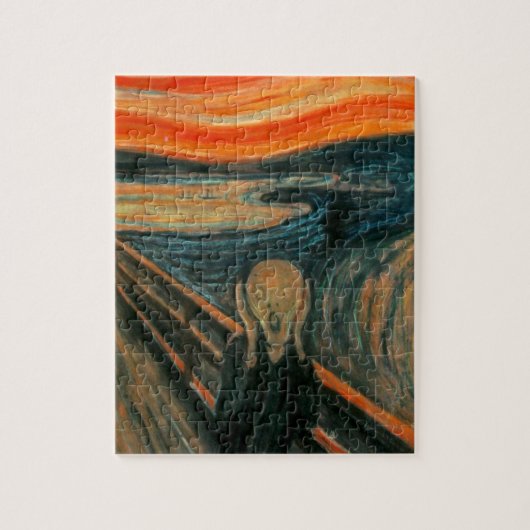 De Scream (Edvard Munch) Legpuzzel (Verticaal)