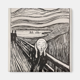 De Scream Edvard Munch Magneet