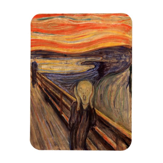 De Scream - Edvard Munch Magneet (Verticaal)