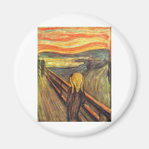 De Scream - Edvard Munch Magneet