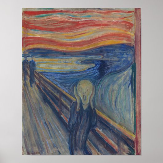 De Scream, Edvard Munch Poster (Voorkant)