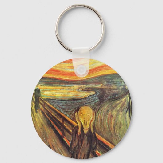 De Scream - Edvard Munch Sleutelhanger (Voorkant)