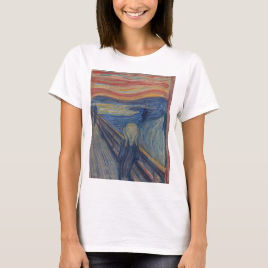 De Scream, Edvard Munch T-shirt (Voorkant)