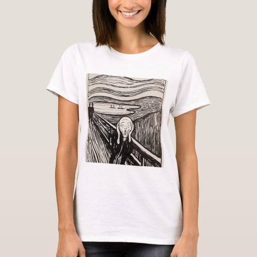 De Scream Edvard Munch T-shirt (Voorkant)