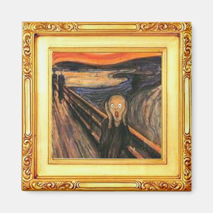 De Scream, Fine Art van Edvard Munch Magnet Magneet