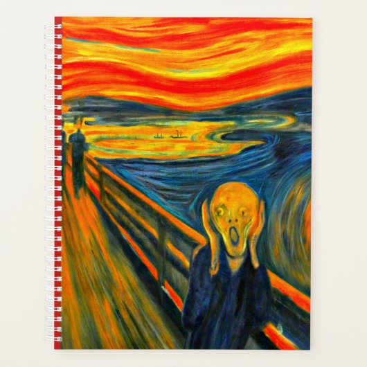 De scream, Fine Art van Munch Planner (Voorkant)