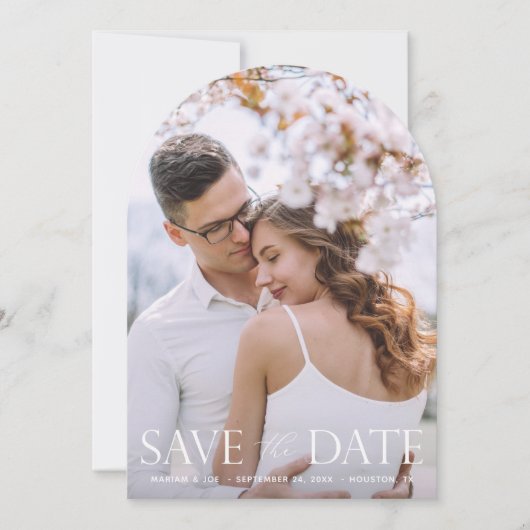 De Script V Modern 2-foto Sla de datumboog op Kaart (Voorkant)