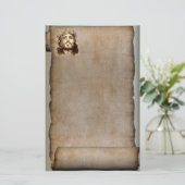 De scrol van Jezus Christus, Kroon van Thorns Briefpapier (Staand voorkant)