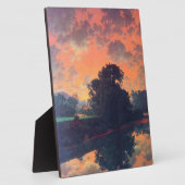 De Scutney-rivier door Maxfield Parrish Fotoplaat (Zijkant)