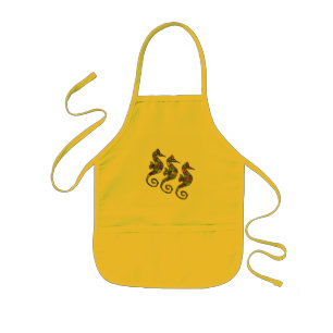 De Seahorse Rainbow Kinder Apron Schort