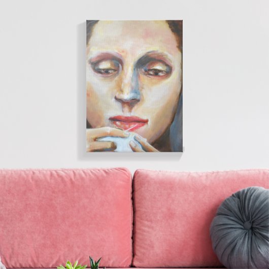 De Seamstress Canvas Afdruk (Insitu (Woonkamer))