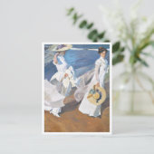 De Seashore, Joaquín Sorolla Briefkaart (Staand voorkant)