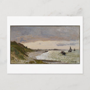 De Seashore te Sainte-Adresse, 1864 Briefkaart