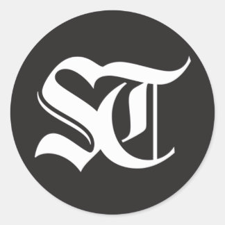 De Seattle Times ronde glanzende Sticker