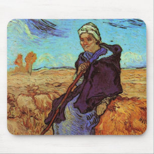 De sedes (na Millet) van Vincent van Gogh Muismat