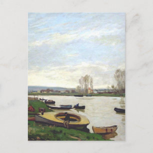 De Seine bij Argenteuil van Sisley Briefkaart