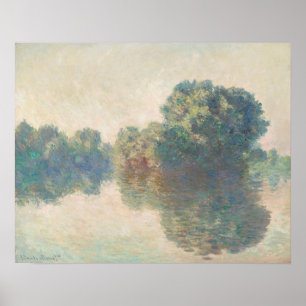 De Seine bij Giverny van Claude Monet Poster