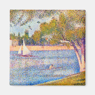 De Seine in La Grande Jatte, Seurat Magneet