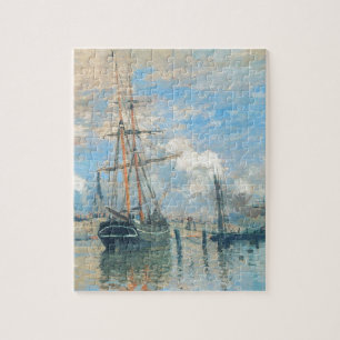 De Seine in Rouen door Claude Monet Legpuzzel