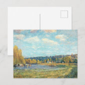 De Seine in Saint-Cloud Alfred Sisley Briefkaart (Voorkant / Achterkant)