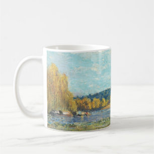 De Seine in Saint-Cloud Alfred Sisley Koffiemok
