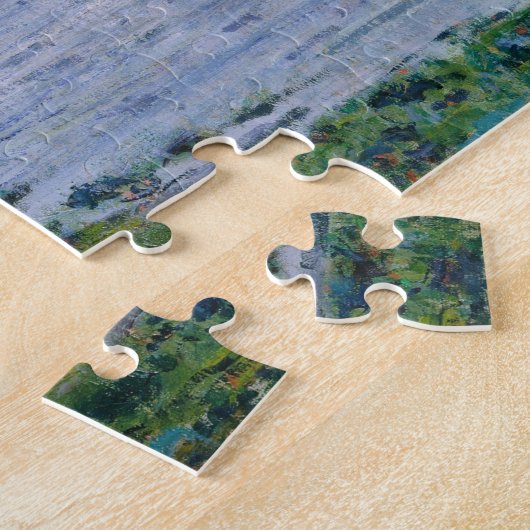 De Seine in Vetheuil Monet Fine Art Legpuzzel (Zijkant)