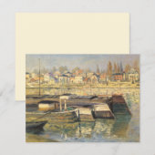 De Seine te Asnieres door Claude Monet (Voorkant / Achterkant)