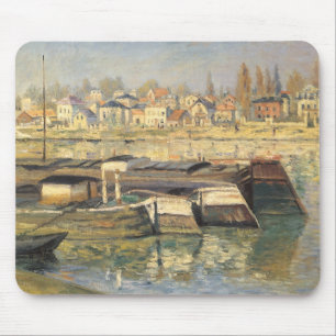 De Seine te Asnieres door Claude Monet Muismat