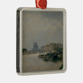 De Seine van de Quai de la Rapee Metalen Ornament (Rechts)