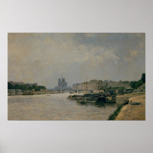 De Seine van de Quai de la Rapee Poster