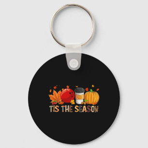 De Seizoenhoed Pumpkin Bowling Halloween Herfst Sleutelhanger