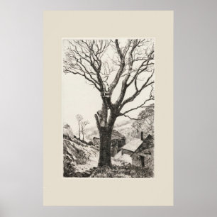 De Sentinel Cornwall Eleanor Hughes Nadruk Poster
