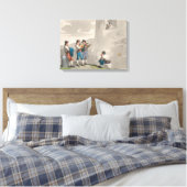 De Serenade (Liefde) (Romantische Scene) Canvas Afdruk (Insitu (Slaapkamer))