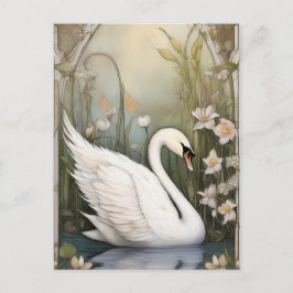 De Serene Swan Briefkaart