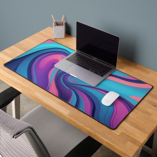 De Serene Wave's CyberPunk Desk Mat (Kantoor 2)