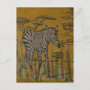 De Serengeti Spirit: Zebra Grazen in de Mara Briefkaart