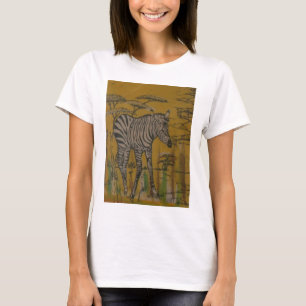De Serengeti Spirit: Zebra Grazen in de Mara T-shirt