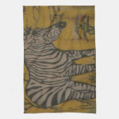 De Serengeti Spirit: Zebra Grazen in de Mara Theedoek (Verticaal)