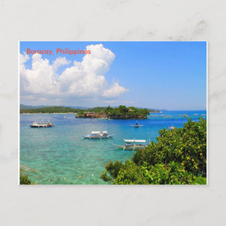 De sereniteit is te vinden op het strand briefkaart