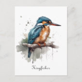 De sereniteit van de Kingfisher Briefkaart (Voorkant)