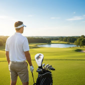 De sereniteit van de Kingfisher Golfheadcover