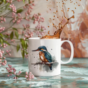 De sereniteit van de Kingfisher Koffiemok