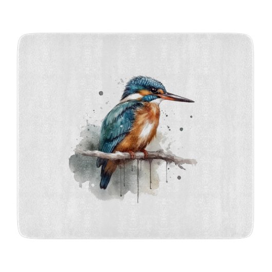 De sereniteit van de Kingfisher Snijplank (Voorkant)